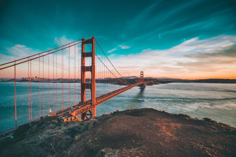 Most Golden Gate to wizytówka San Francisco